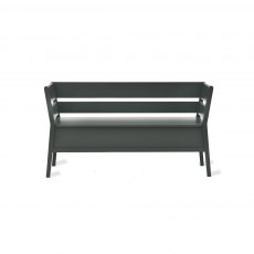 Modern Settle Bench In Carbon