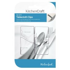 KitchenCraft Stainless Steel Table Cloth Clips