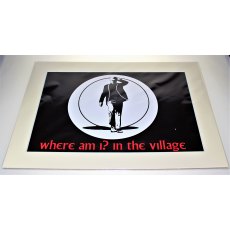 The Prisoner Mounted Print - In The Village