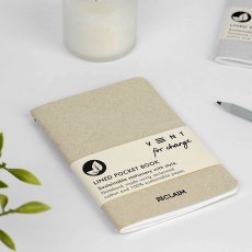 VENT for Change Reclaim A6 Pocket Notebook – Pearl Cotton