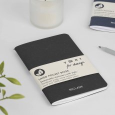 VENT for Change Reclaim A6 Pocket Notebook – Black Wool