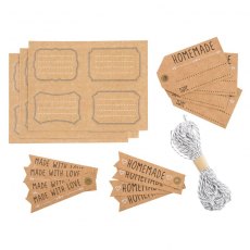 Kitchen Pantry Pack of 12 Tag & Label Set