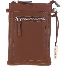 Ashwood Leather Crossbody Smart Phone Bag - Tan