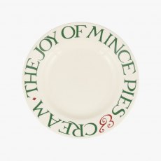 Emma Bridgewater Christmas Toast Marmalade Joy Of Mince Pies 8 1/2 Inch Plate