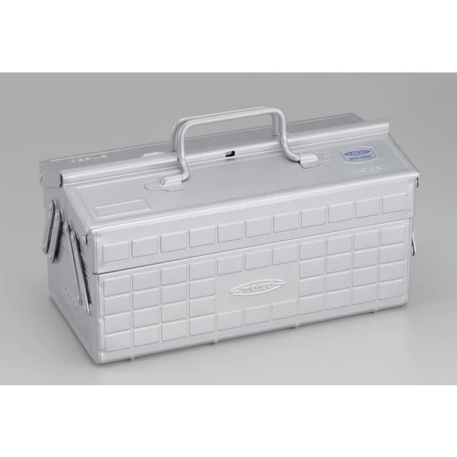 Toyo Steel Cantilever Toolbox Silver ST-350