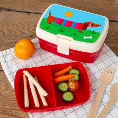 Lunch Box With Tray Sausage Dog