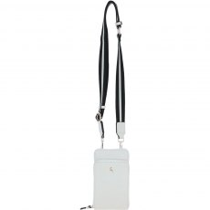 Ashwood Leather Luxury Crossbody Phone Bag White X-31