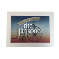 The Prisoner Mounted Print - Pennyfarthing Logo