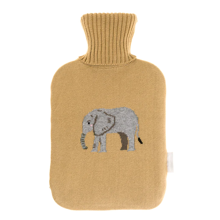 Sophie Allport Knitted Elephant Hot Water Bottle