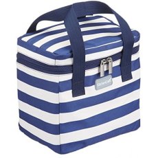KitchenCraft Lulworth Nautical-Striped Small Cool Bag