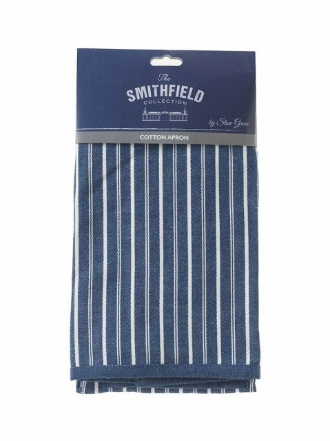 Stow Green Smithfield Butcher's Stripe Cotton Apron