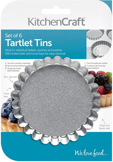 Kitchen Craft Loose Bottom Tart Tins