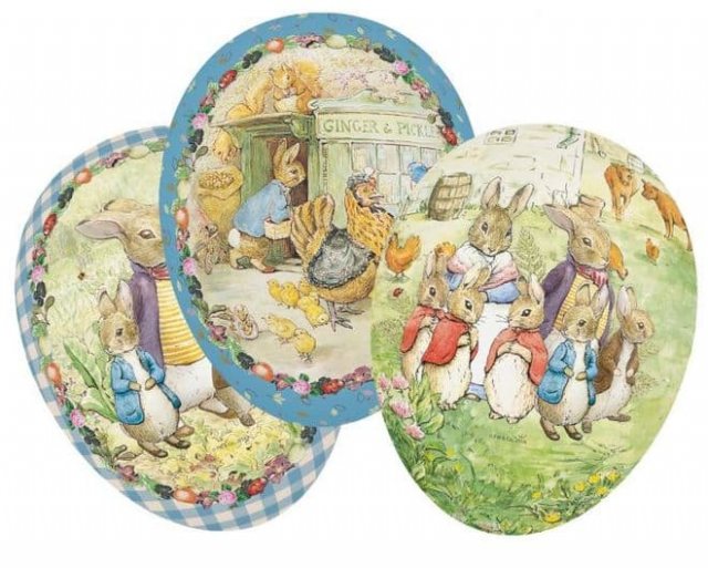 Beatrix Potter Cardboard Easter Egg 12cm