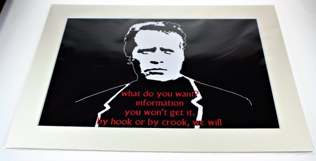 The Prisoner Mounted Print - What do you want?