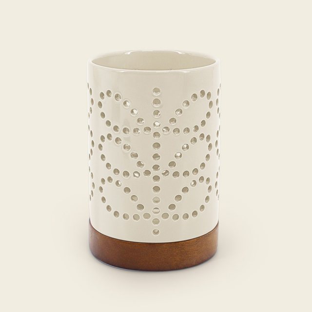 Orla Kiely Ceramic Lantern - cream