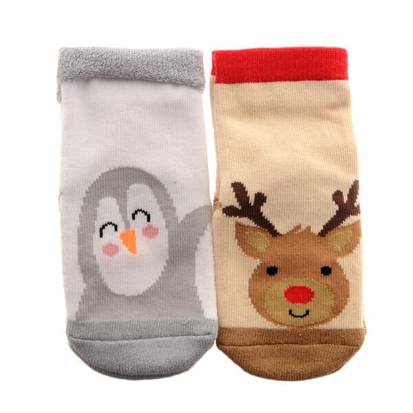 Ziggle Reindeer & Penguin Sock Set
