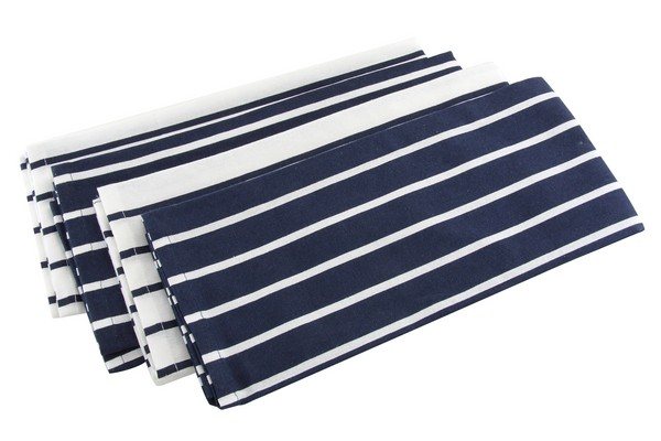 Pack Of 4 Cotton Stripe Tea Towels