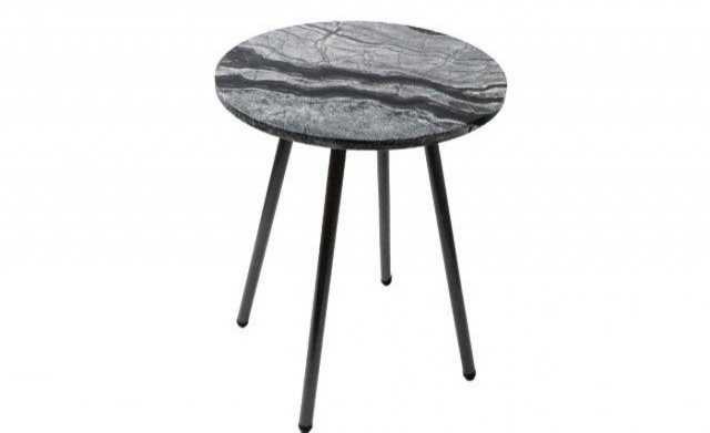 Palm Black Marble Table