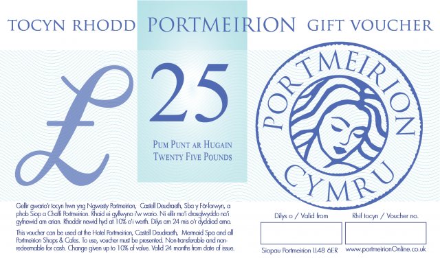 Portmeirion Shops £25 Portmeirion Gift Voucher