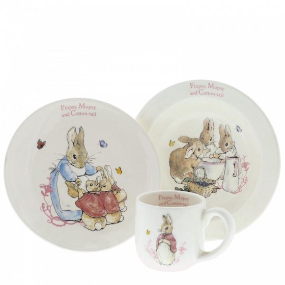 Peter Rabbit Flopsy 3pc Nursery Set