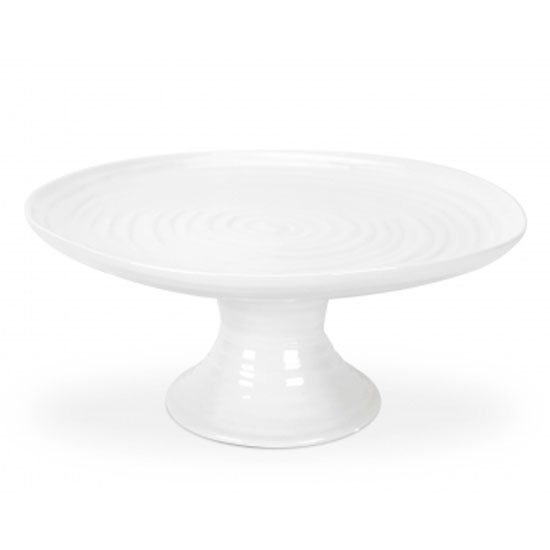 Sophie Conran for Portmeirion Sophie Conran  Small Footed Cake Plate White