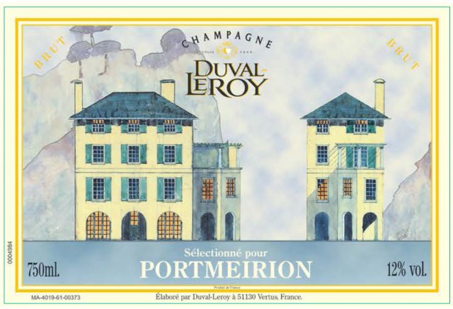 Portmeirion Cymru Portmeirion Champagne 750ml, NV, Duval Leroy, Vertus, France -12%