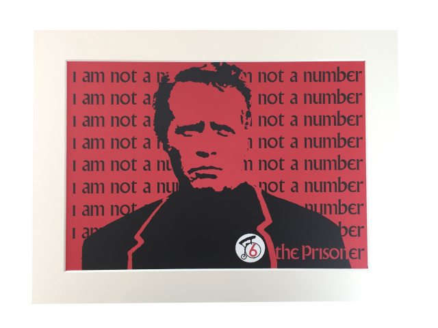 The Prisoner The Prisoner Mounted Print - I Am Not A Number