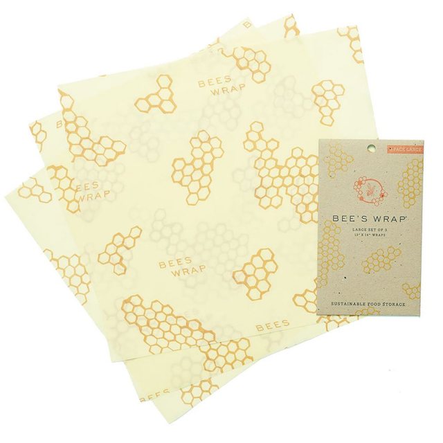 Bee's Wrap Bees Wrap Set Of 3 Large Wraps