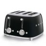 SMEG Four Slice Toaster - Black