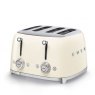 SMEG Four Slice Toaster - Cream