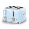 SMEG Four Slice Toaster - Pastel Blue