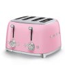 SMEG Four Slice Toaster - Pink