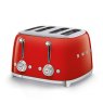 SMEG Four Slice Toaster - Red