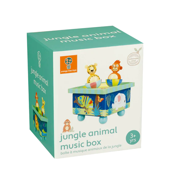 Orange Tree Toys Jungle Animal Musical Box