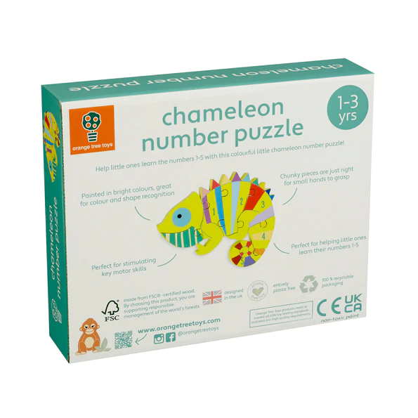Orange Tree Chameleon Number Puzzle