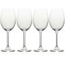 Mikasa Julie Crystal White Wine Glasses Set of 4