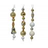 Glass Hanging Decorations -  Shiny Mix Light Gold/Colours