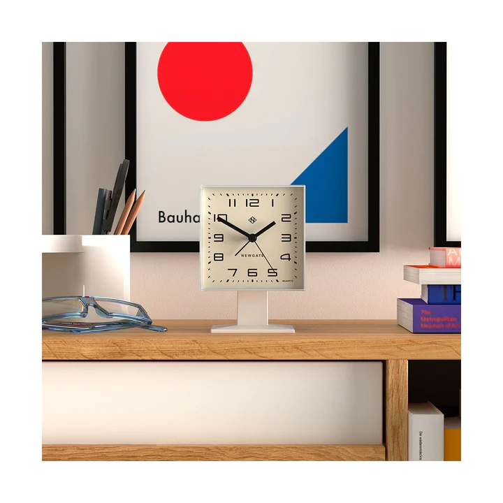 Newgate Victor Alarm Clock - Pebble White