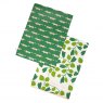 Scion Living Scion Mr Fox S/2 Tea Towels Mint Leaf