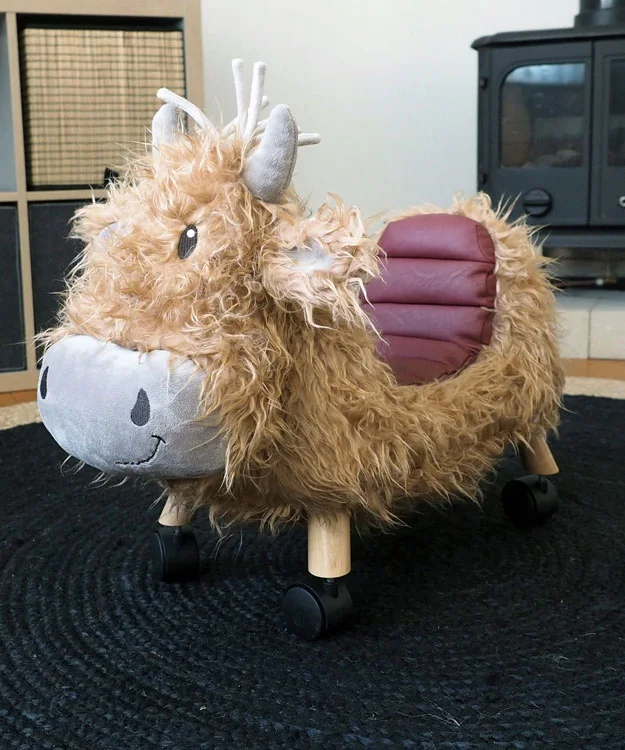 Hubert Highland Cow Ride On Toy