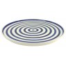 Cobalt Swirl Round Serving Platter