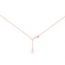 Tipperary Crystal Bee Rose Gold Stencil Pendant