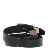 Ashwood Mens Leather Belt - Black