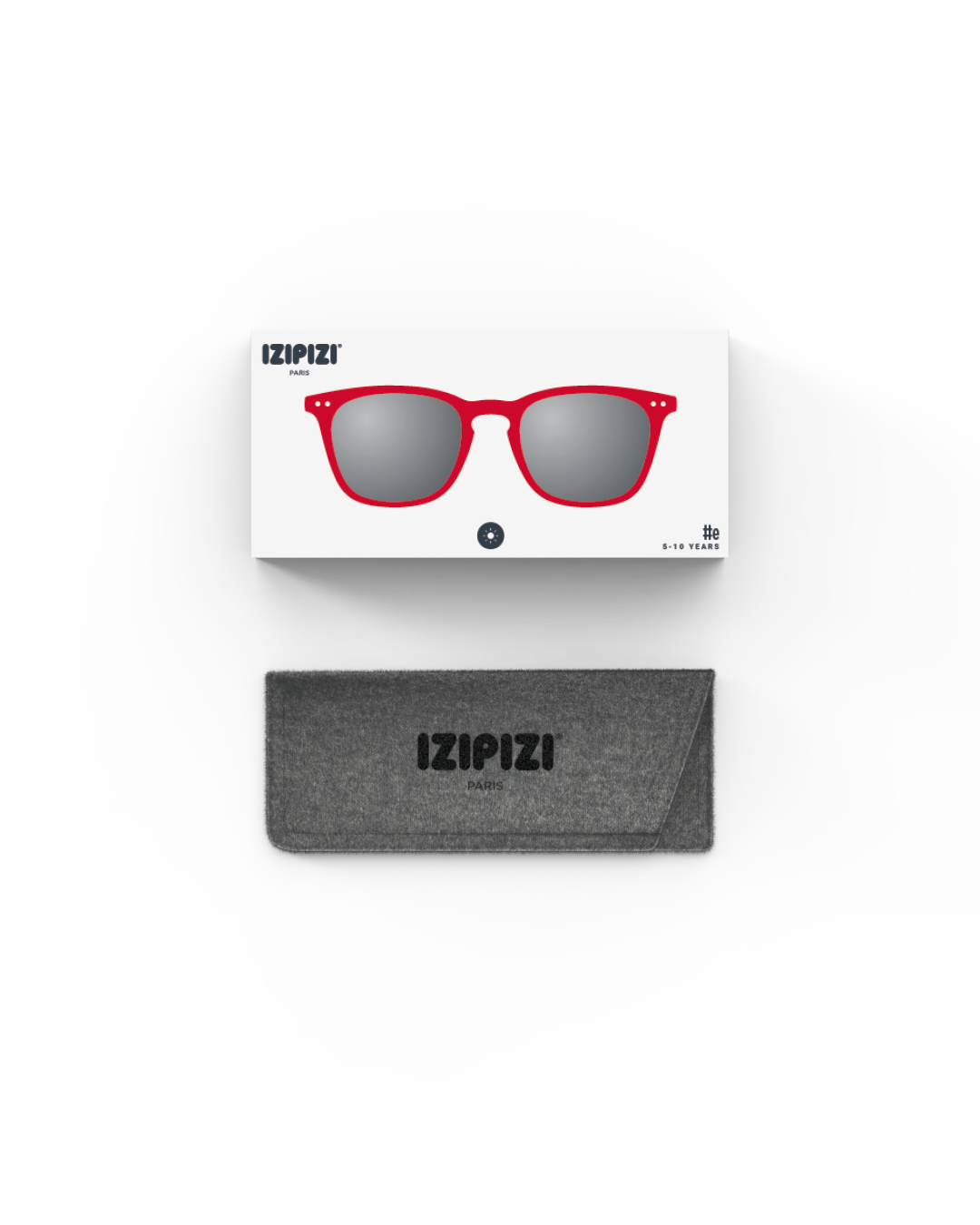 IZIPIZI Junior #E Red Crystal Sunglasses 0 (NO CORRECTION)