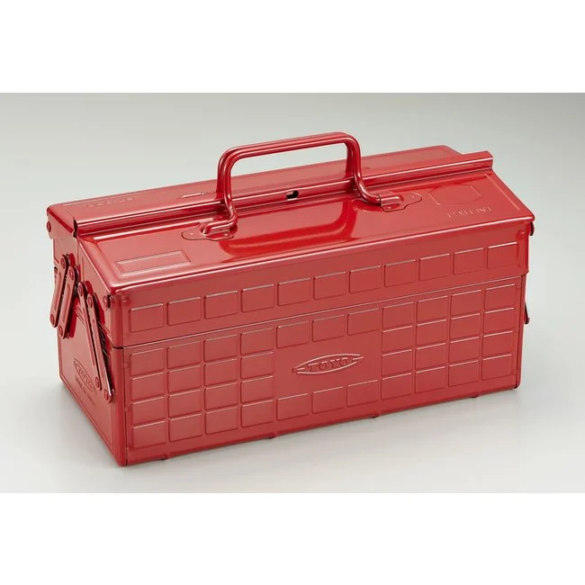 Toyo Steel Cantilever Toolbox Red