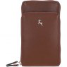 Ashwood Leather Luxury Crossbody Phone Bag Tan X-31