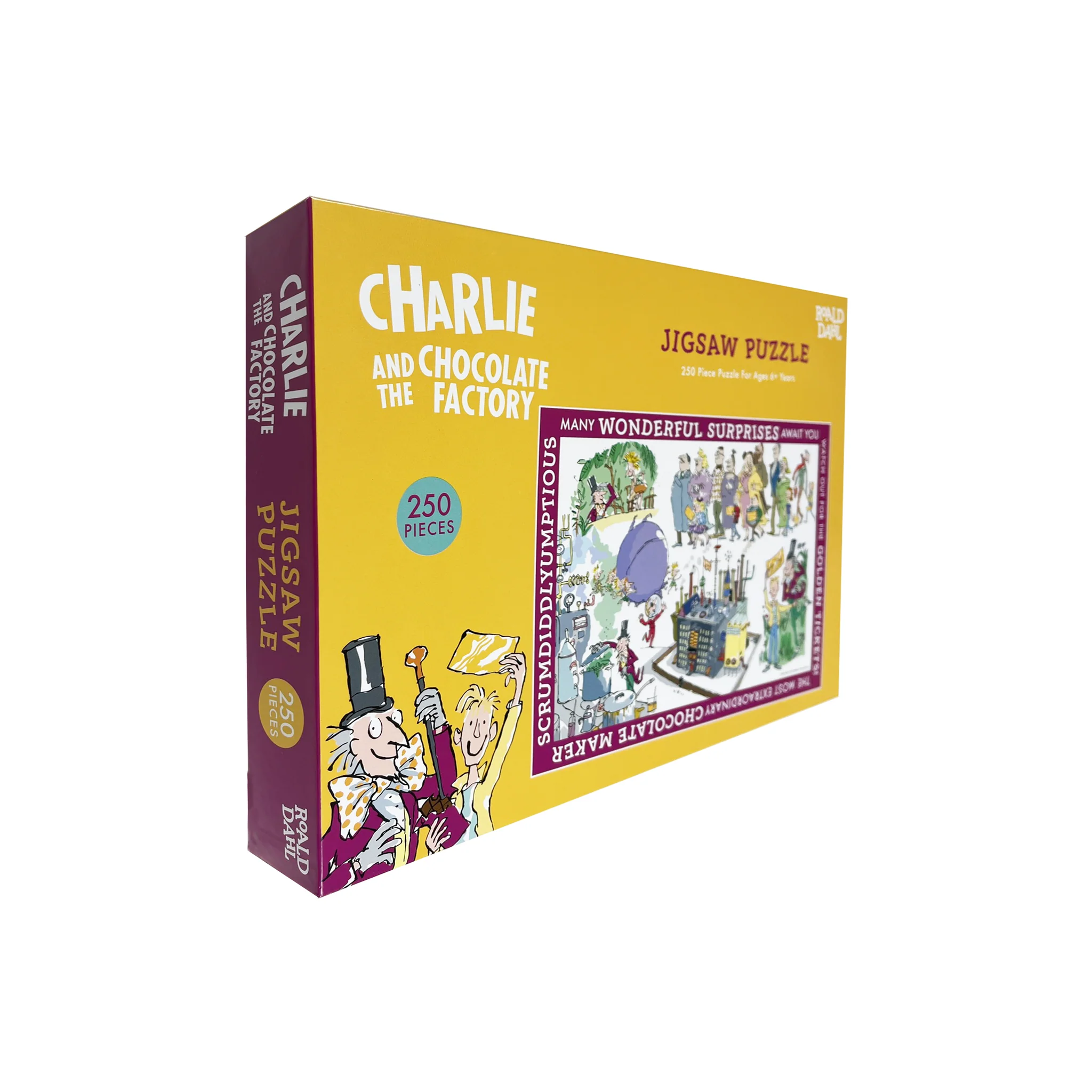 Roald Dahl Charlie & Chocolate Factory 250 Piece Puzzle