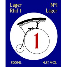 The Prisoner Rhif 1 Lager Gorau | No1 Premium Lager 500ml The Prisoner Rhif 1 Lager Gorau | No1 Premium Lager 500ml
