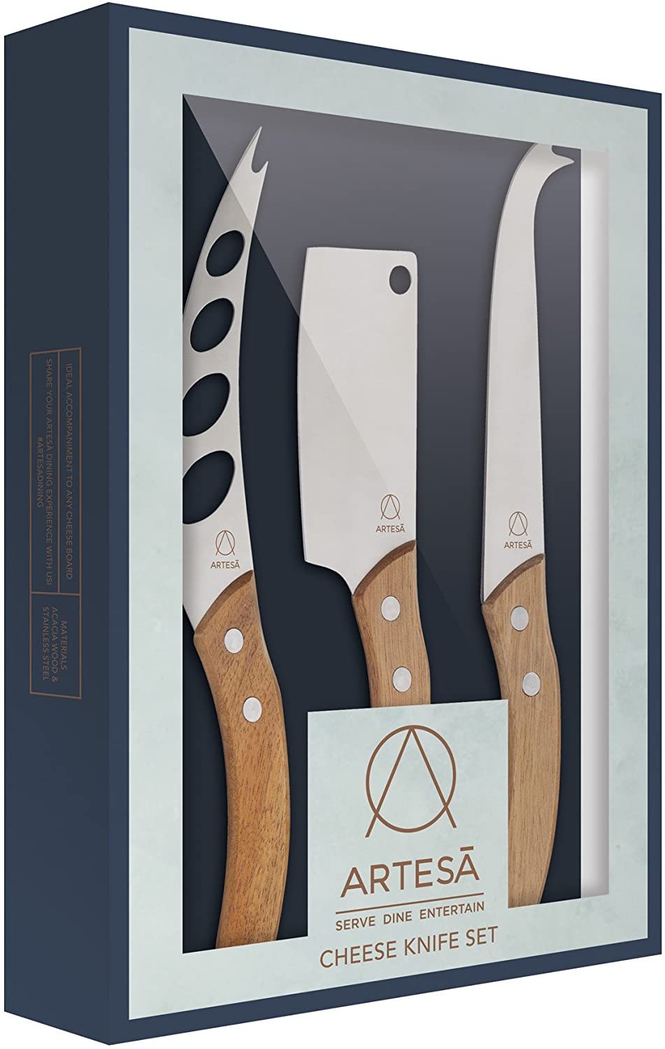 Kitchen Craft Artesa S/S Cheese Knife Set Buy Online Here