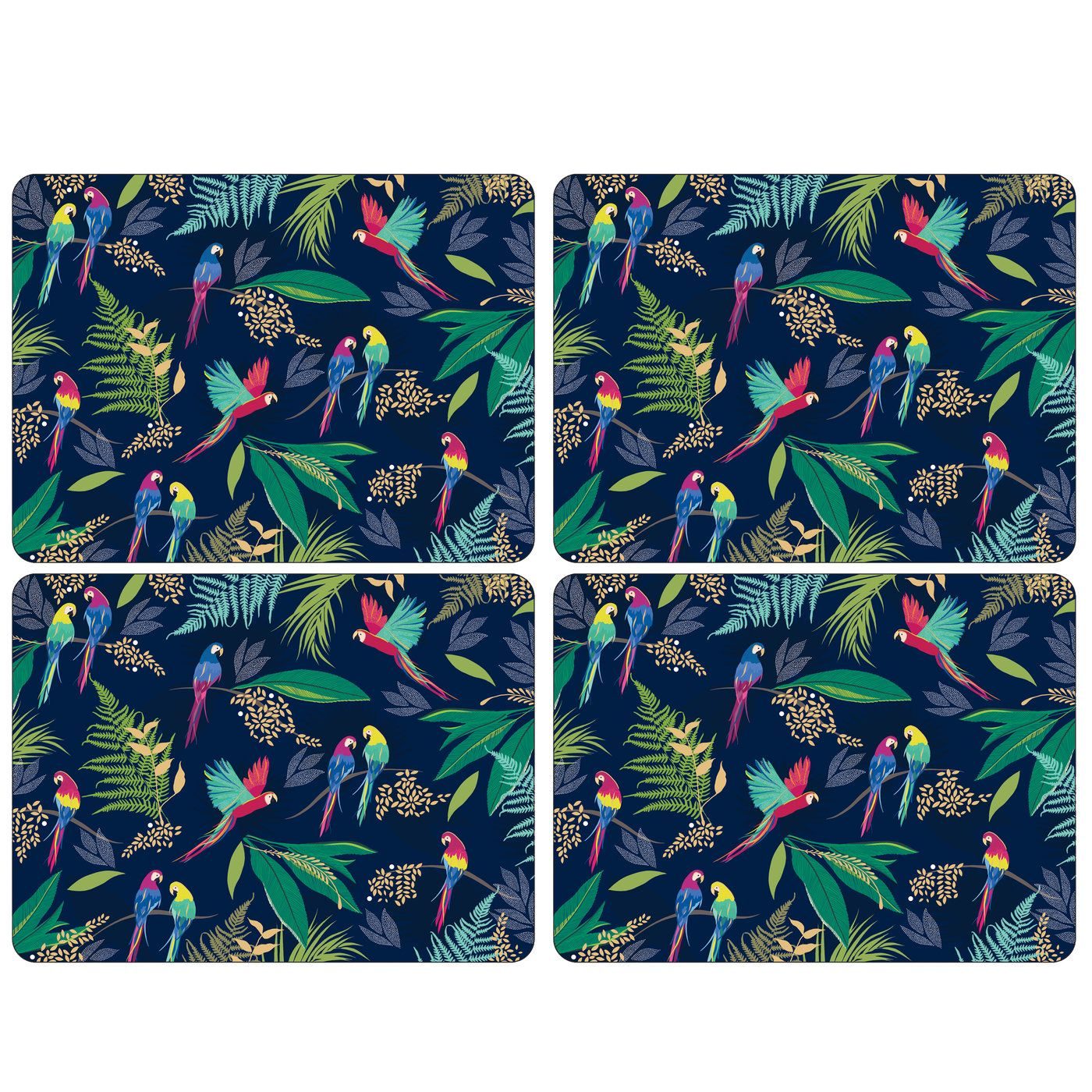 Sara Miller London Parrot Extra Large Placemats Set Buy Online Here